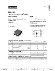 FDC697P datasheet pdf Fairchild Semiconductor