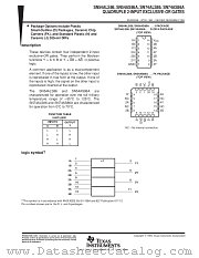 SNJ54ALS86FK datasheet pdf Texas Instruments
