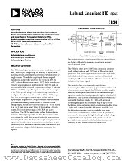 7B34 datasheet pdf Analog Devices