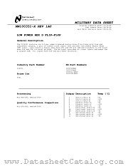 5962-9457901MXA datasheet pdf National Semiconductor