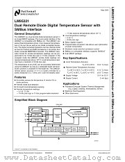 LM95221CIMM datasheet pdf National Semiconductor