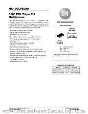 MC100LVEL59DW datasheet pdf ON Semiconductor