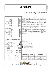 A3949SLP-T datasheet pdf Allegro MicroSystems