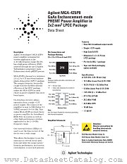 MGA-425P8 datasheet pdf Agilent (Hewlett-Packard)