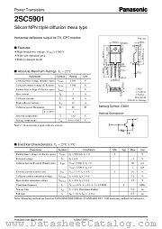2SC5901 datasheet pdf Panasonic