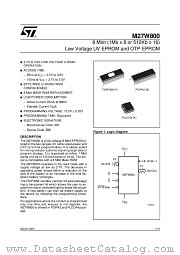 M27W800-100K6 datasheet pdf ST Microelectronics