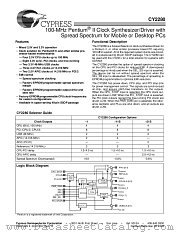 CY2280PVC-21S datasheet pdf Cypress