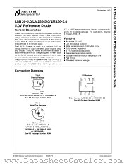 LM336Z-5.0 datasheet pdf National Semiconductor