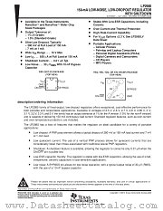 LP2985A datasheet pdf Texas Instruments
