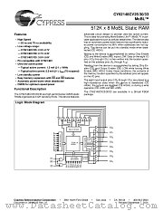 CY62148CV25LL-55BAI datasheet pdf Cypress