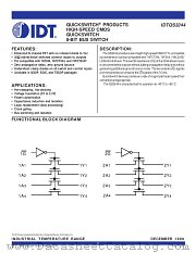 QS3244PA8 datasheet pdf IDT