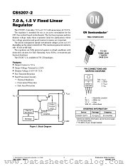 CS5207-2 datasheet pdf ON Semiconductor