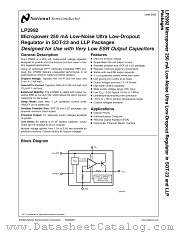 LP2992AIM5X-1.8 datasheet pdf National Semiconductor