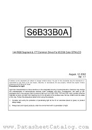 S6B33A1 datasheet pdf Samsung Electronic