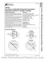 LM7301IM5 datasheet pdf National Semiconductor