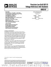 ADR318ARJ-R2 datasheet pdf Analog Devices