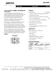ISL43485 datasheet pdf Intersil