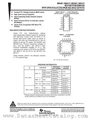 SN7417NSR datasheet pdf Texas Instruments