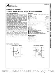 LMH6657MFX datasheet pdf National Semiconductor