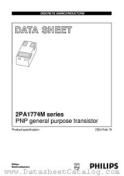2PA1774SM datasheet pdf Philips