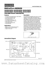 KA5H0380RTU datasheet pdf Fairchild Semiconductor