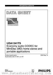 UDA1341TS/N1 datasheet pdf Philips