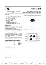 THBT15011DRL datasheet pdf ST Microelectronics