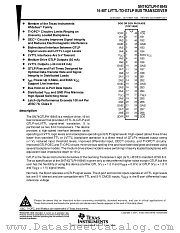 SN74GTLPH16945VR datasheet pdf Texas Instruments