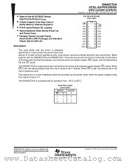 SN64BCT244N datasheet pdf Texas Instruments