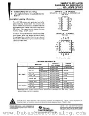SNJ54AHC126J datasheet pdf Texas Instruments