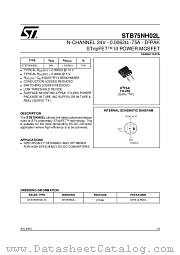 STB75NH02L datasheet pdf ST Microelectronics
