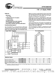 CY7C1046CV33-15VC datasheet pdf Cypress