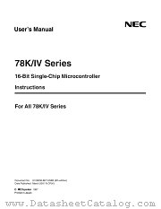 UPD78P4908 datasheet pdf NEC