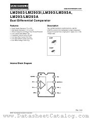 LM2903I datasheet pdf Fairchild Semiconductor