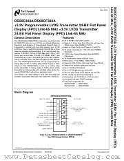 DS90CF383AMTD datasheet pdf National Semiconductor