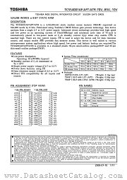 TC554001A-V datasheet pdf TOSHIBA