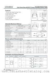 KAQV210 datasheet pdf Cosmo Electronics