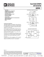 5962-9470301MXA datasheet pdf Analog Devices