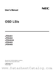UPD6461GS-XXX datasheet pdf NEC