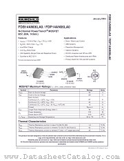 FDP14AN06LA0 datasheet pdf Fairchild Semiconductor