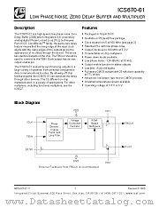 ICS670-01 datasheet pdf Texas Instruments
