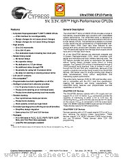 CY37256P208-83NC datasheet pdf Cypress