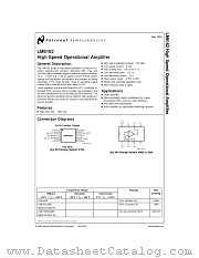 LM6162 MD8 datasheet pdf National Semiconductor