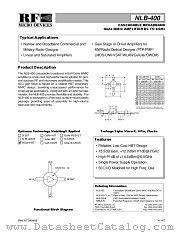NLB-400 datasheet pdf RF Micro Devices