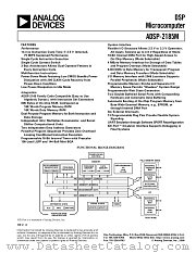 ADSP-2185MBCA-266 datasheet pdf Analog Devices