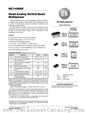 MC14066BD datasheet pdf ON Semiconductor
