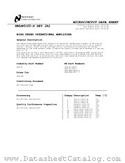 5962-8962501PA datasheet pdf National Semiconductor