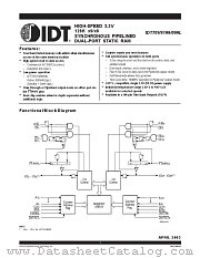 IDT70V9099L9PFI8 datasheet pdf IDT