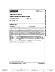 74AC125SC datasheet pdf Fairchild Semiconductor