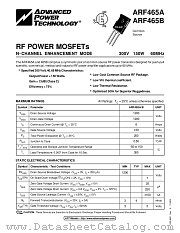 ARF465B datasheet pdf Advanced Power Technology